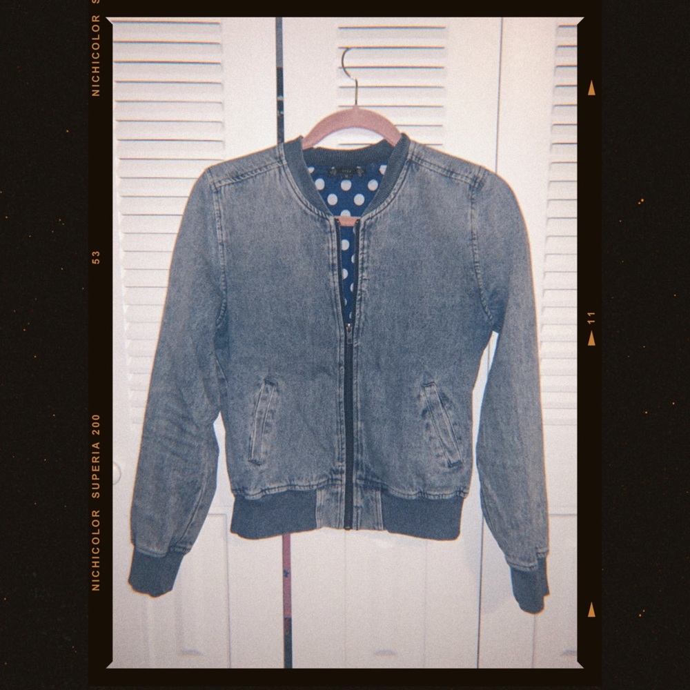 Denim Bomber Jacket